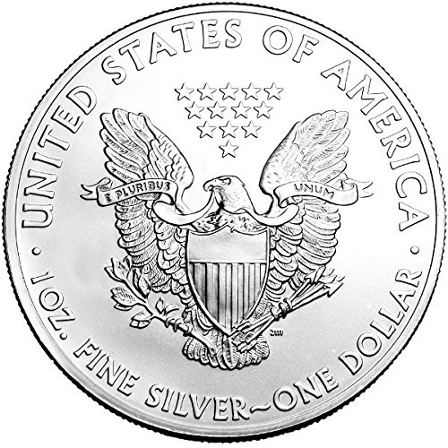2020 American Eagle silver bullion coin, 1 oz, brilliant uncirculated finish, by BluVexCoin, showcasing detailed eagle design.
